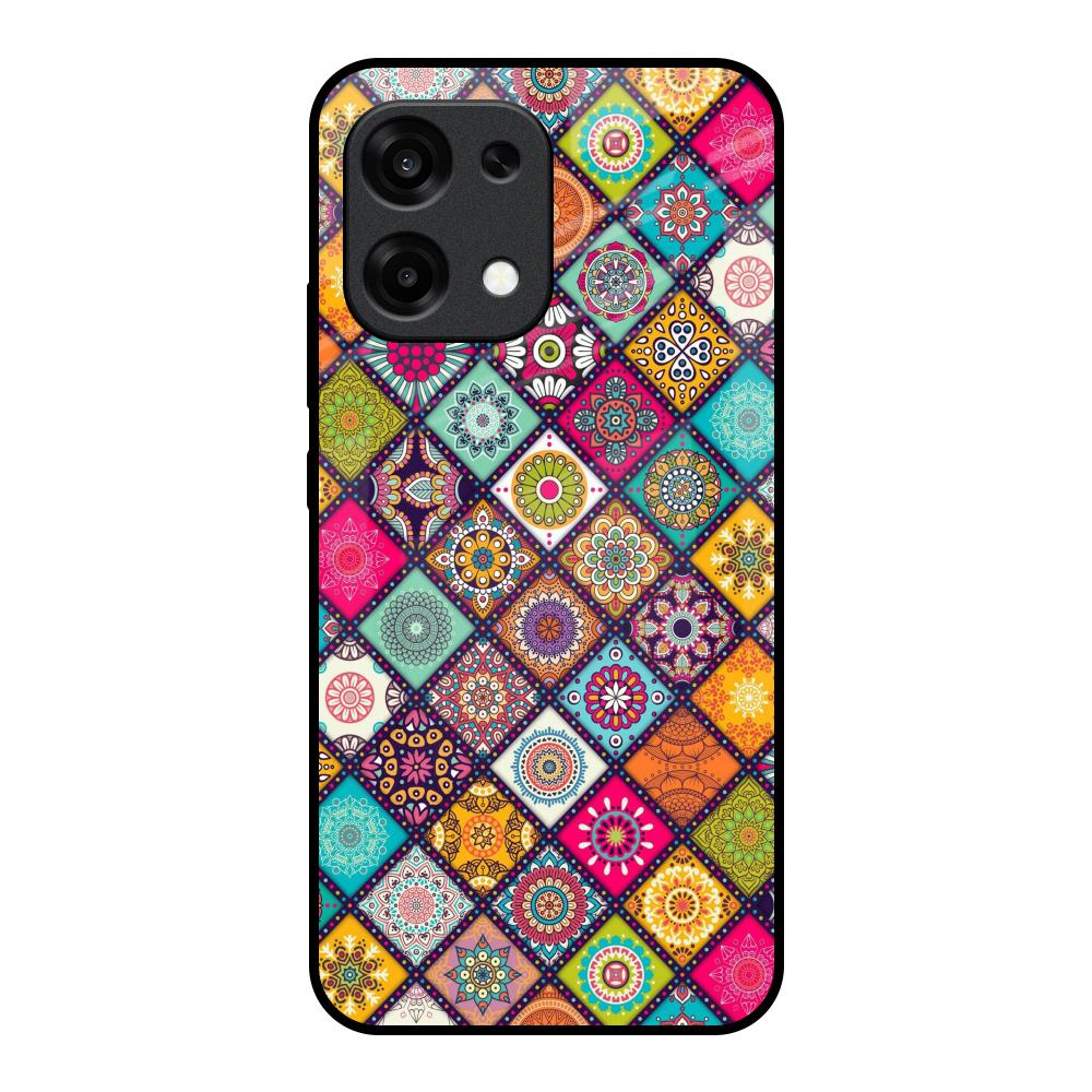 Multicolor Mandala Oppo F31 5G Glass Back Cover Online