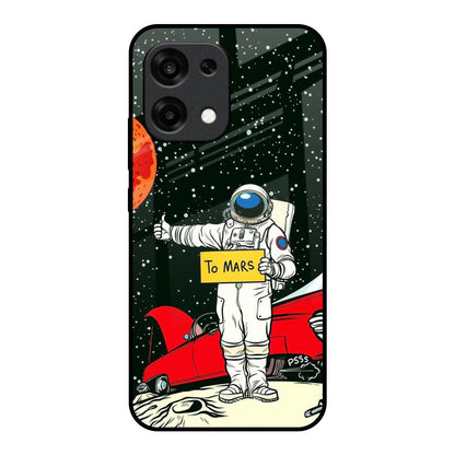 Astronaut on Mars Oppo F31 5G Glass Back Cover Online