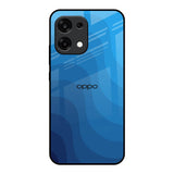 Blue Wave Abstract Oppo F31 5G Glass Back Cover Online