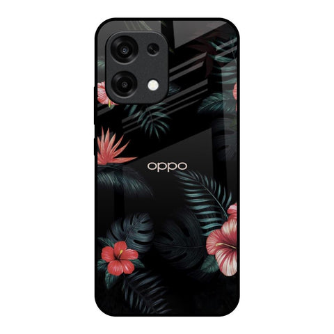 Tropical Art Flower Oppo F31 5G Glass Back Cover Online
