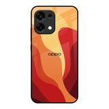 Magma Color Pattern Oppo F31 5G Glass Back Cover Online