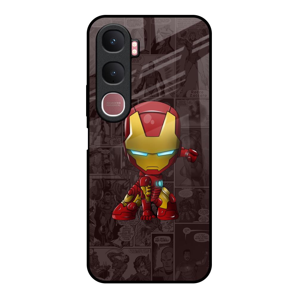 Angry Baby Super Hero Vivo Y31 5G Glass Back Cover Online
