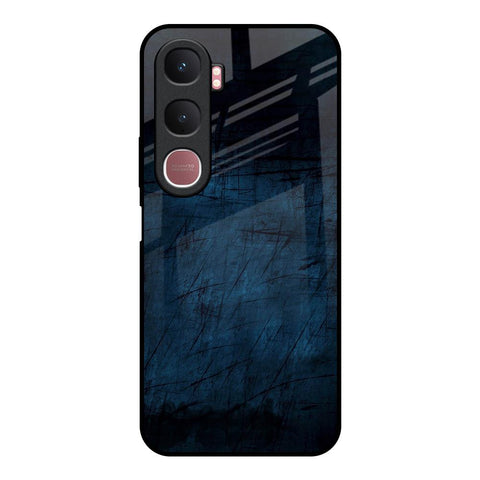 Dark Blue Grunge Vivo Y31 5G Glass Back Cover Online