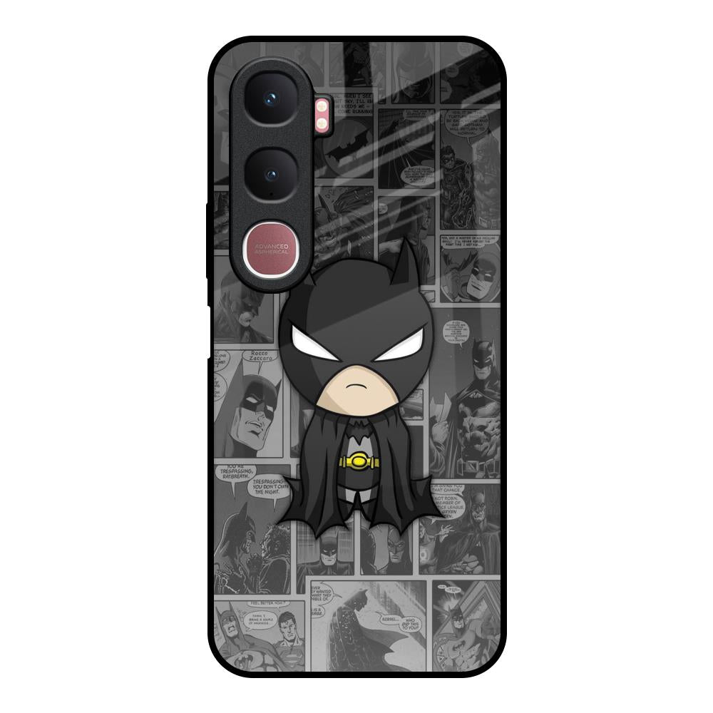 Cartoon Art Vivo Y31 5G Glass Back Cover Online