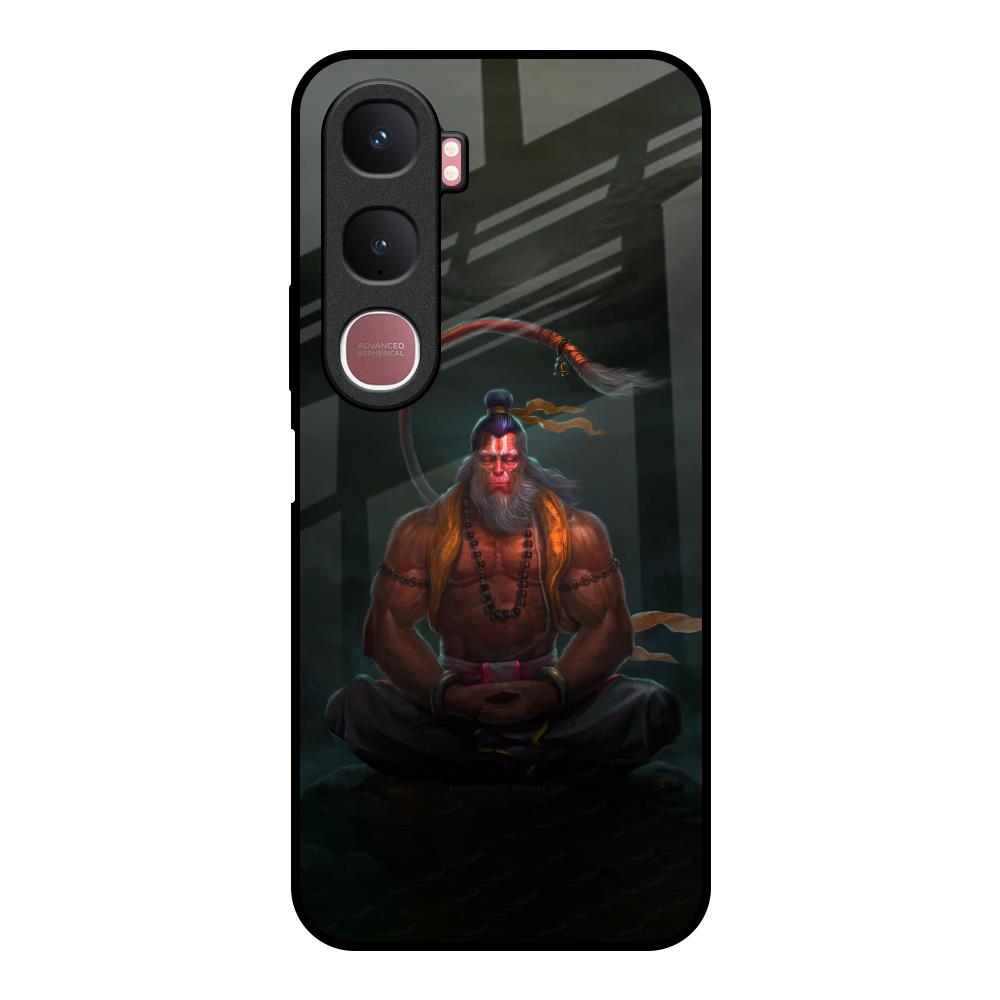 Lord Hanuman Animated Vivo Y31 5G Glass Back Cover Online