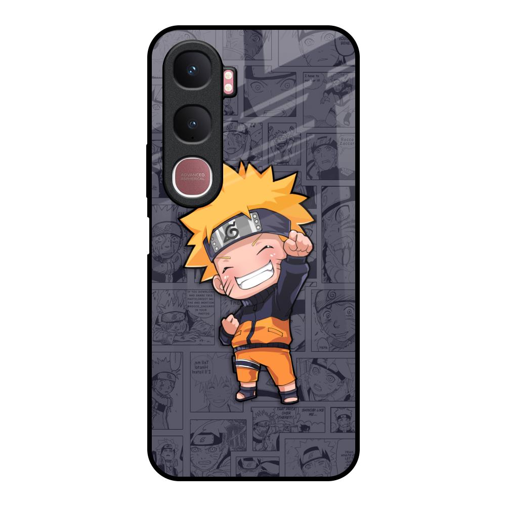 Orange Chubby Vivo Y31 5G Glass Back Cover Online