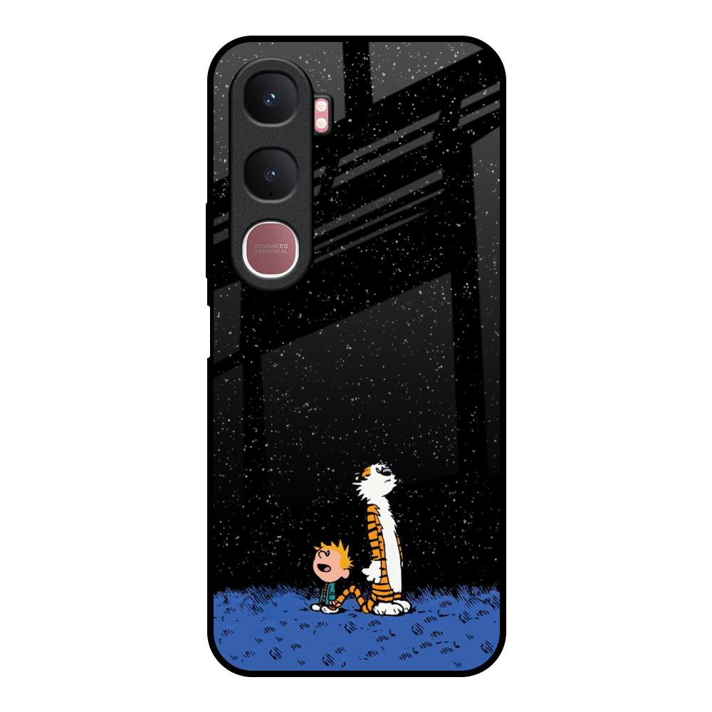 Night Sky Star Vivo Y31 5G Glass Back Cover Online