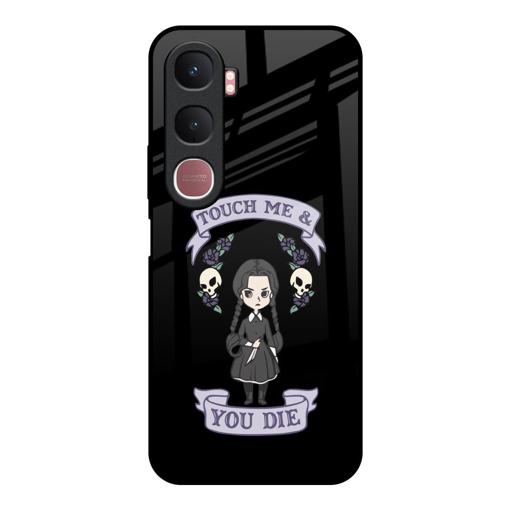 Touch Me & You Die Vivo Y31 5G Glass Back Cover Online