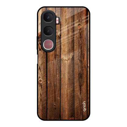 Timber Printed Vivo Y31 5G Glass Back Cover Online