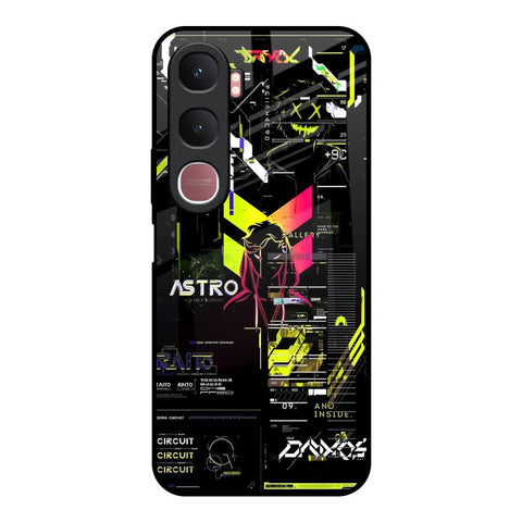 Astro Glitch Vivo Y31 5G Glass Back Cover Online
