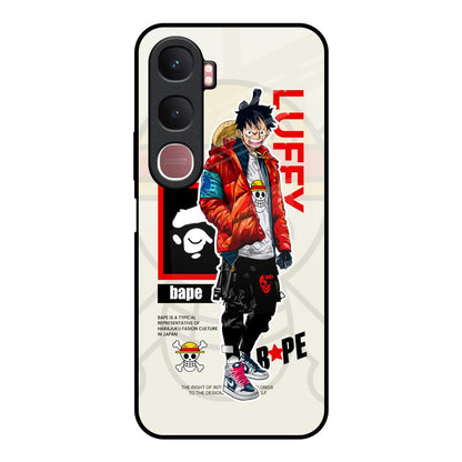 Bape Luffy Vivo Y31 5G Glass Back Cover Online