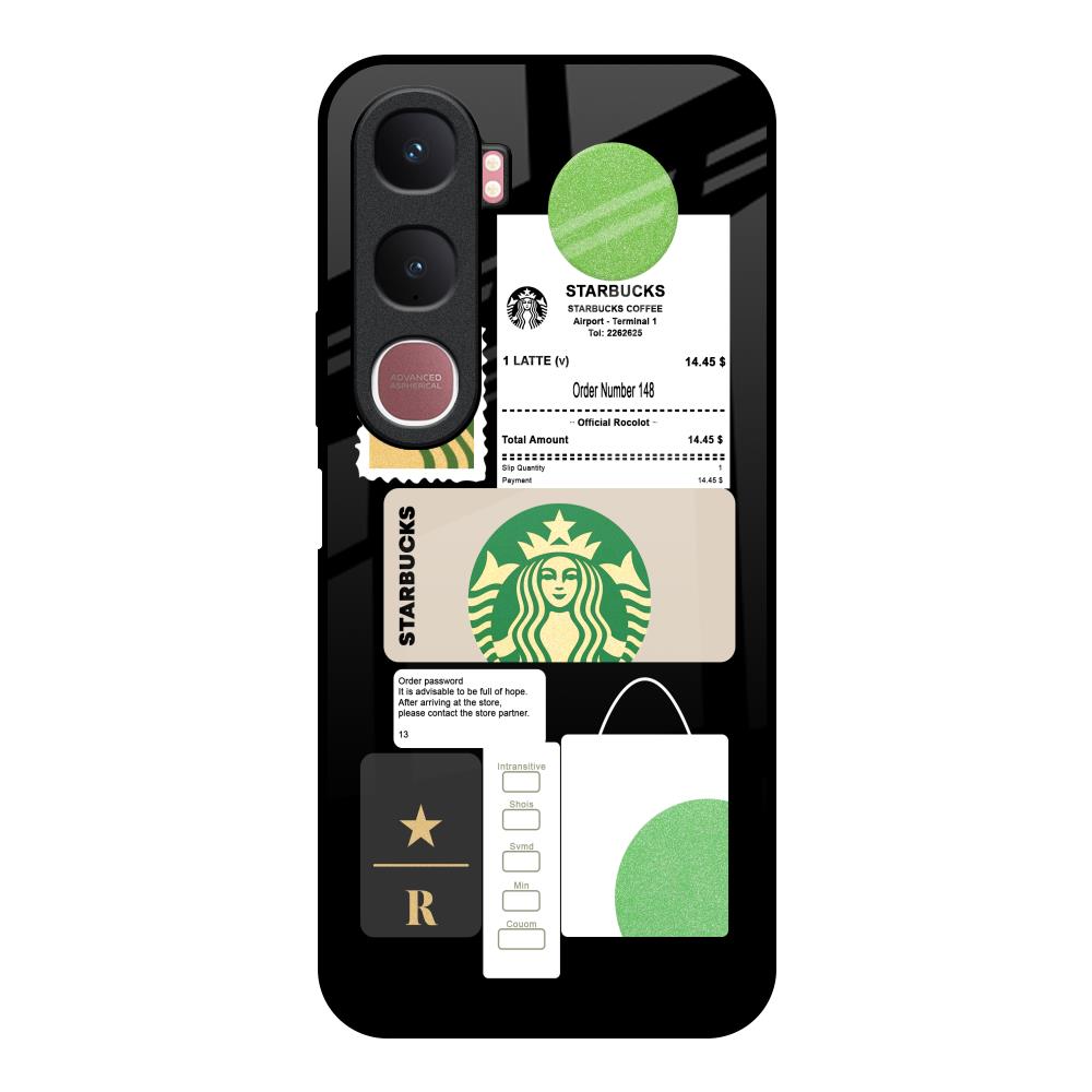 Coffee Latte Vivo Y31 5G Glass Back Cover Online