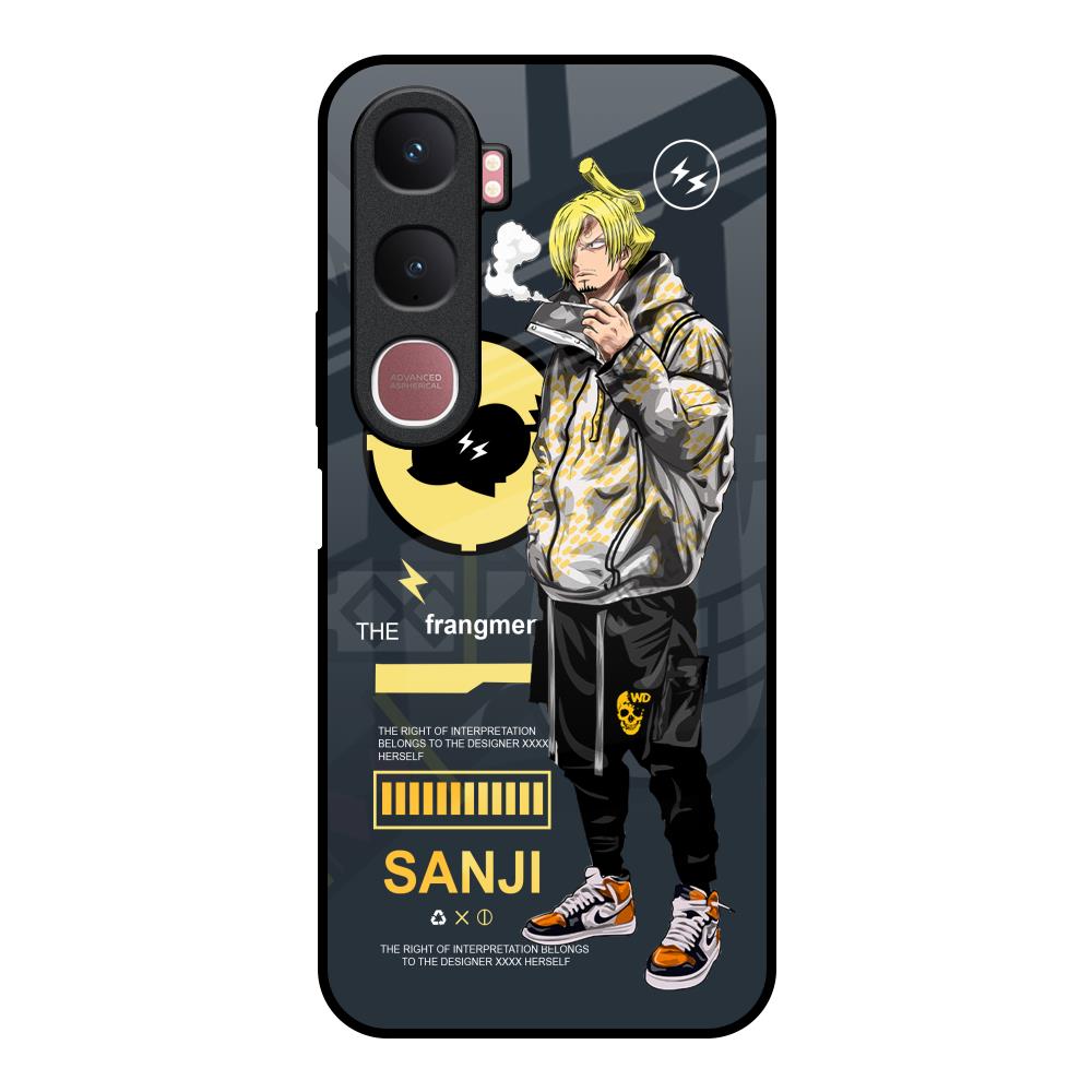 Cool Sanji Vivo Y31 5G Glass Back Cover Online