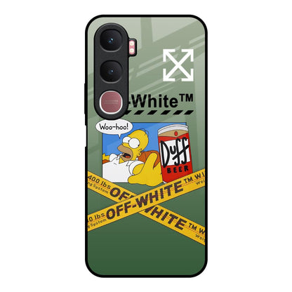 Duff Beer Vivo Y31 5G Glass Back Cover Online