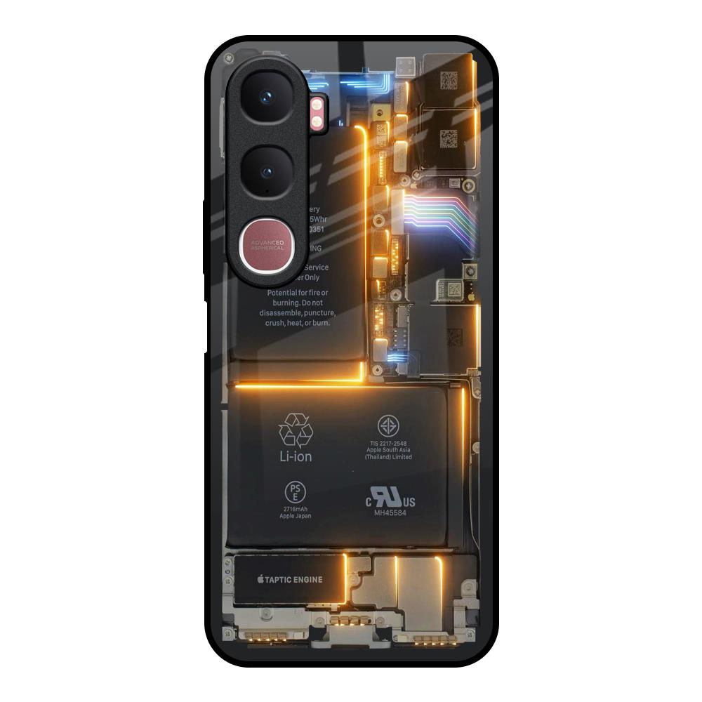 Glow Up Skeleton Vivo Y31 5G Glass Back Cover Online