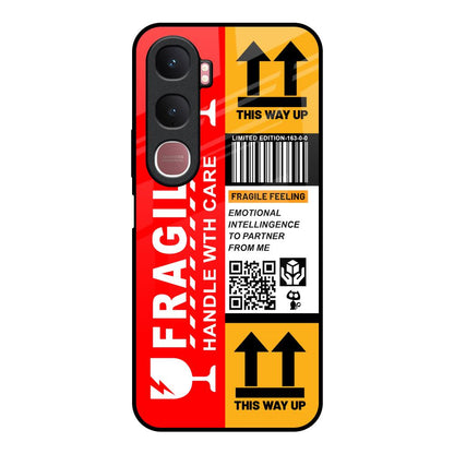 Handle With Care Vivo Y31 5G Glass Back Cover Online