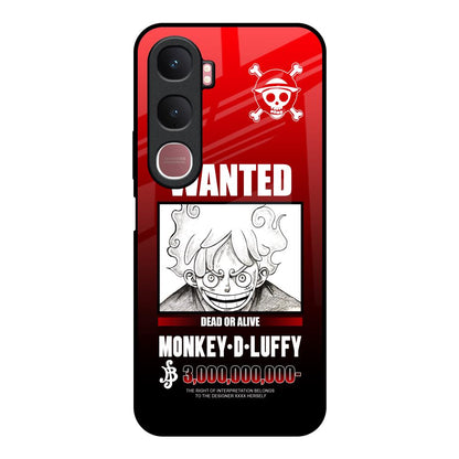 Luffy Wanted Vivo Y31 5G Glass Back Cover Online