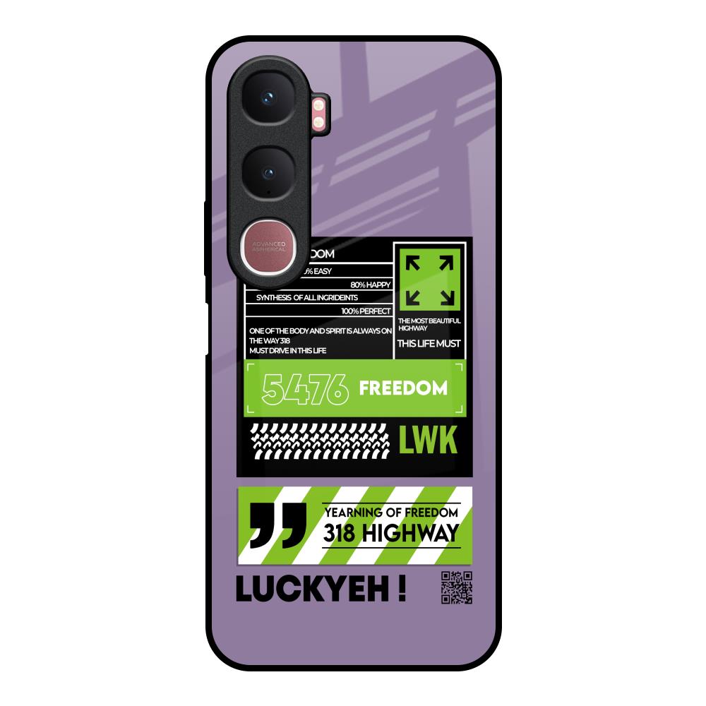 Run & Freedom Vivo Y31 5G Glass Back Cover Online