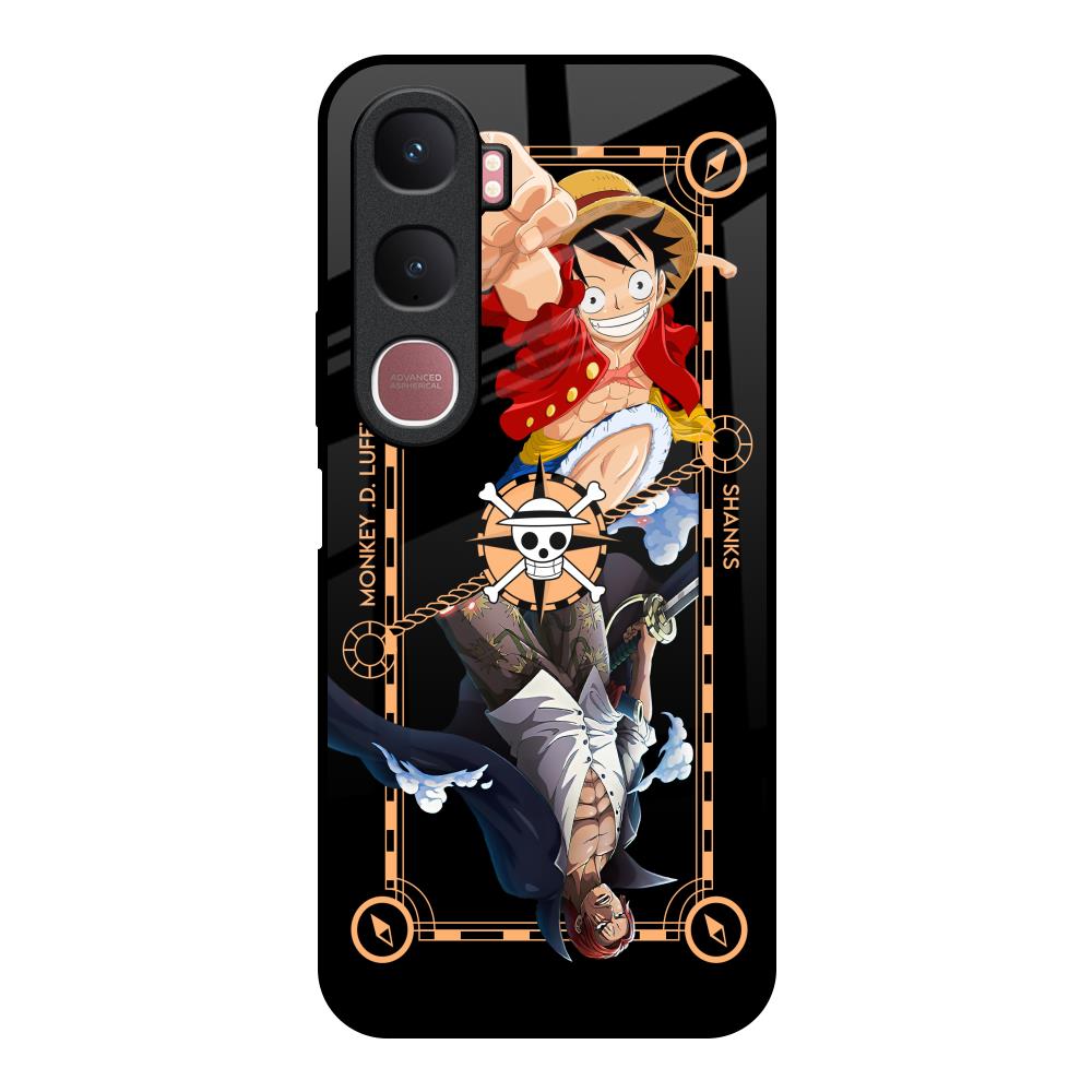 Shanks & Luffy Vivo Y31 5G Glass Back Cover Online