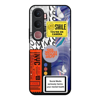 Smile for Camera Vivo Y31 5G Glass Back Cover Online