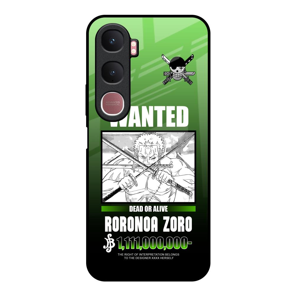 Zoro Wanted Vivo Y31 5G Glass Back Cover Online