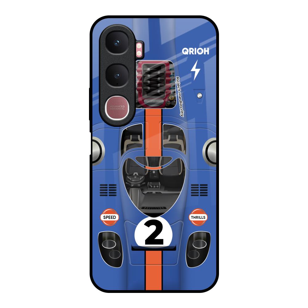 Car Adiction Vivo Y31 5G Glass Back Cover Online