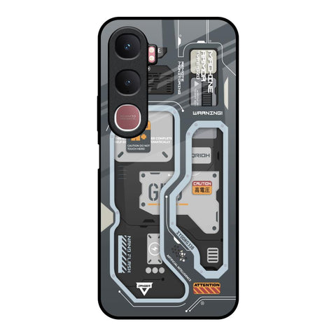 Retro Futuristic Vivo Y31 5G Glass Back Cover Online