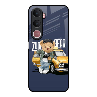 Adventurous Bear Vivo Y31 5G Glass Back Cover Online