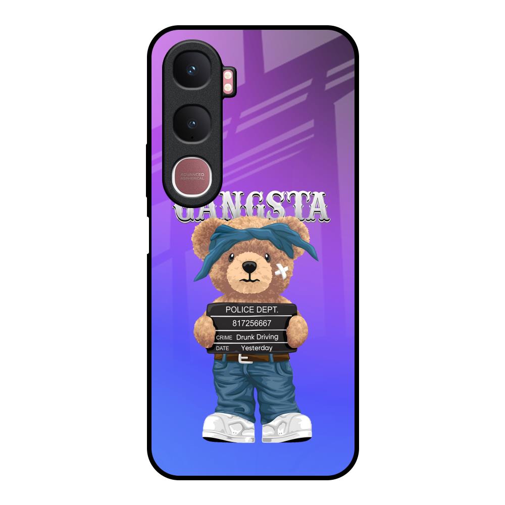 Gangsta Bear Vivo Y31 5G Glass Back Cover Online