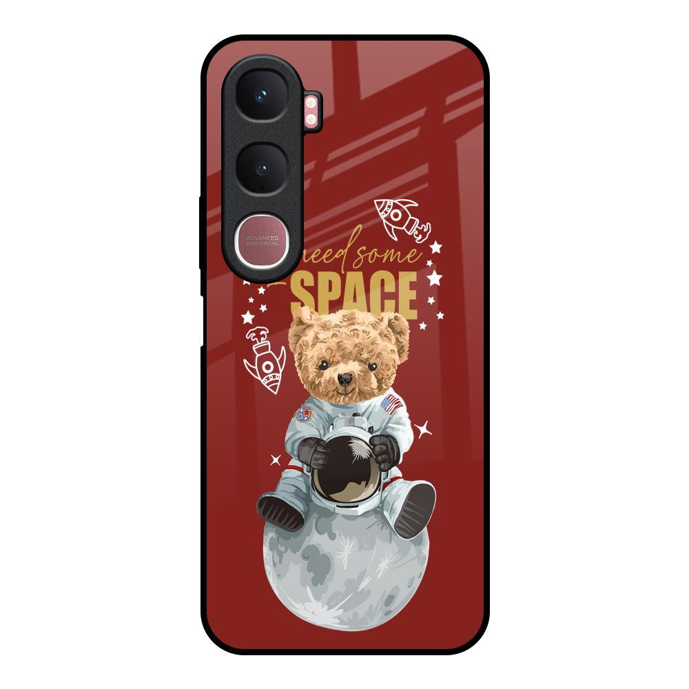 Astronaut Bear Vivo Y31 5G Glass Back Cover Online