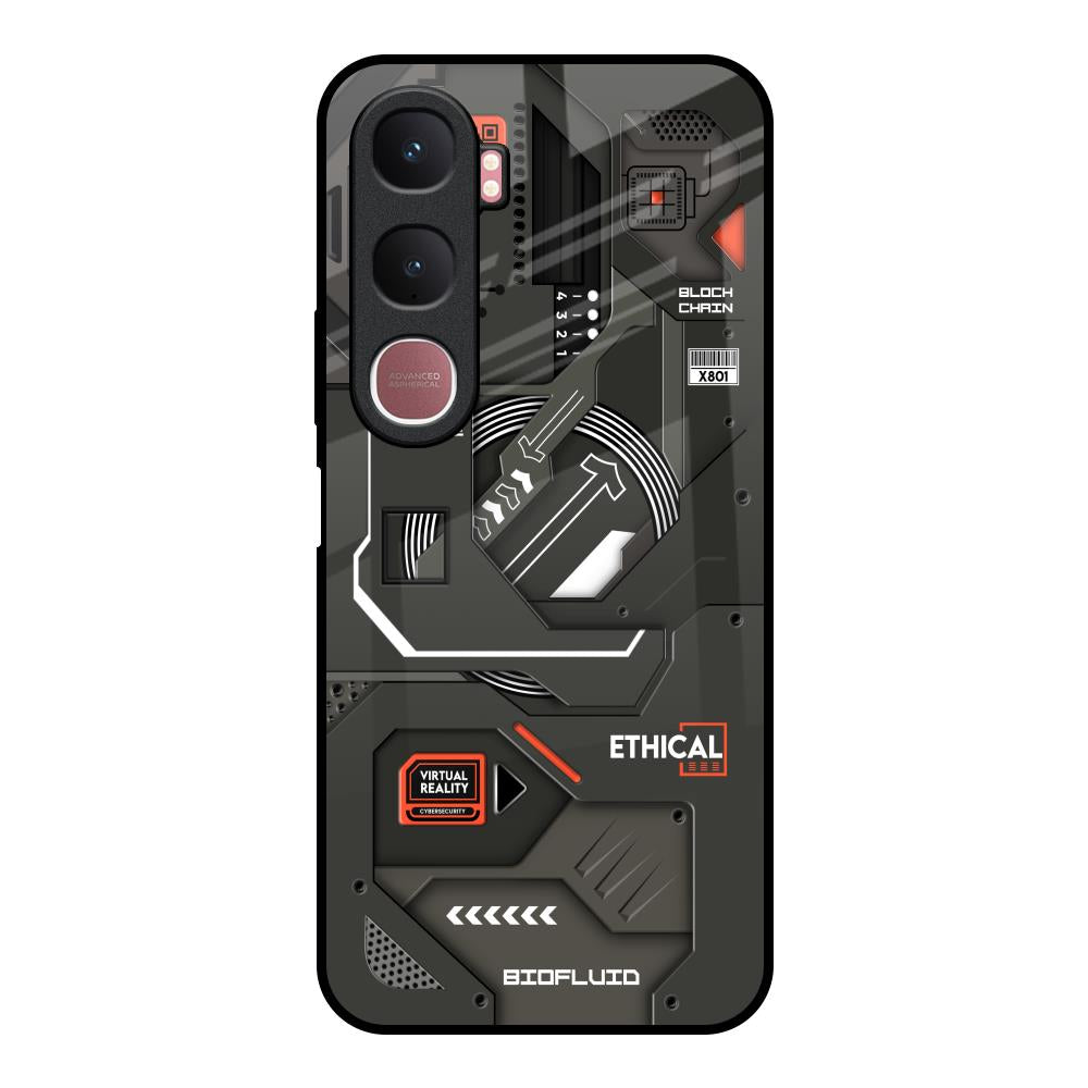 Tech Aesthetics Vivo Y31 5G Glass Back Cover Online