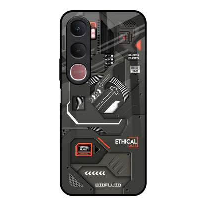 Tech Aesthetics Vivo Y31 5G Glass Back Cover Online