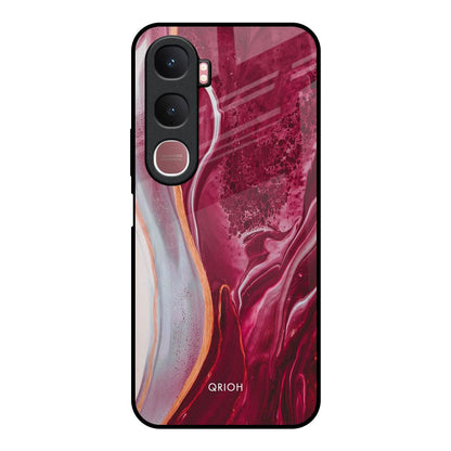Crimson Ruby Vivo Y31 5G Glass Back Cover Online
