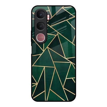 Abstract Green Vivo Y31 5G Glass Back Cover Online