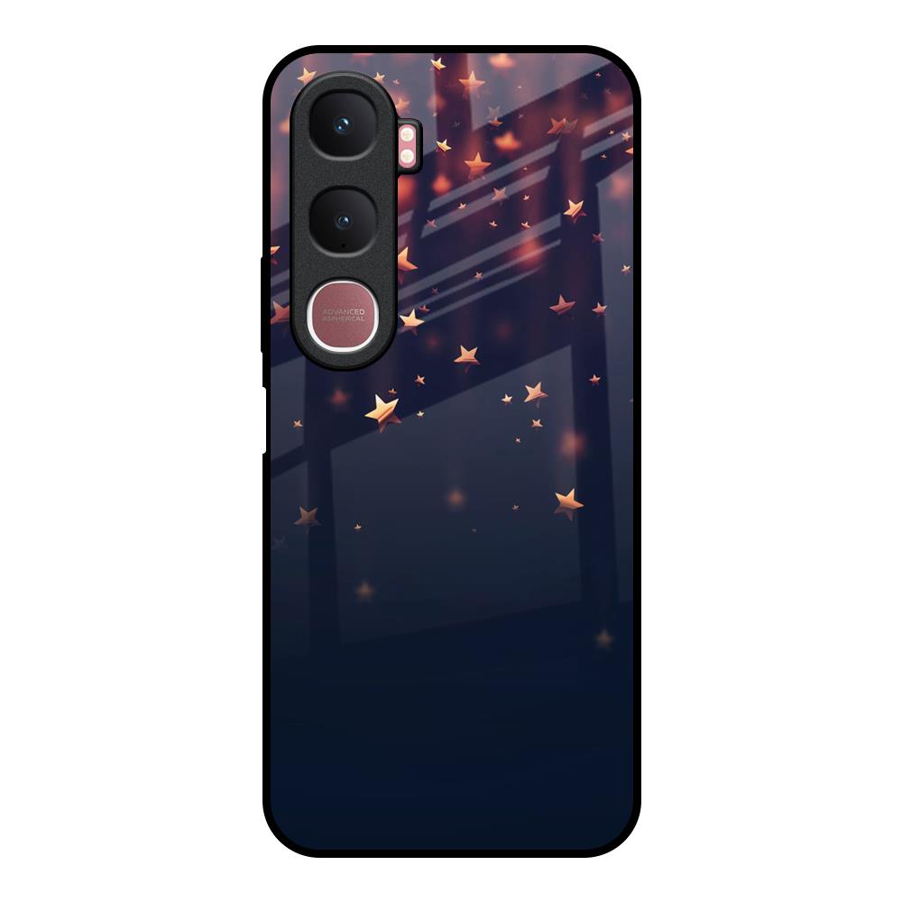 Falling Stars Vivo Y31 5G Glass Back Cover Online