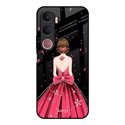 Fashion Princess Vivo Y31 5G Glass Back Cover Online
