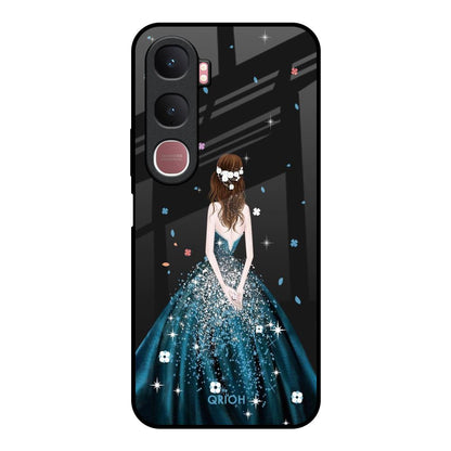 Queen Of Fashion Vivo Y31 5G Glass Back Cover Online