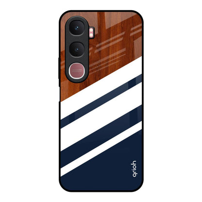 Bold Stripes Vivo Y31 5G Glass Back Cover Online
