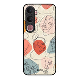 Abstract Faces Vivo Y31 5G Glass Back Cover Online