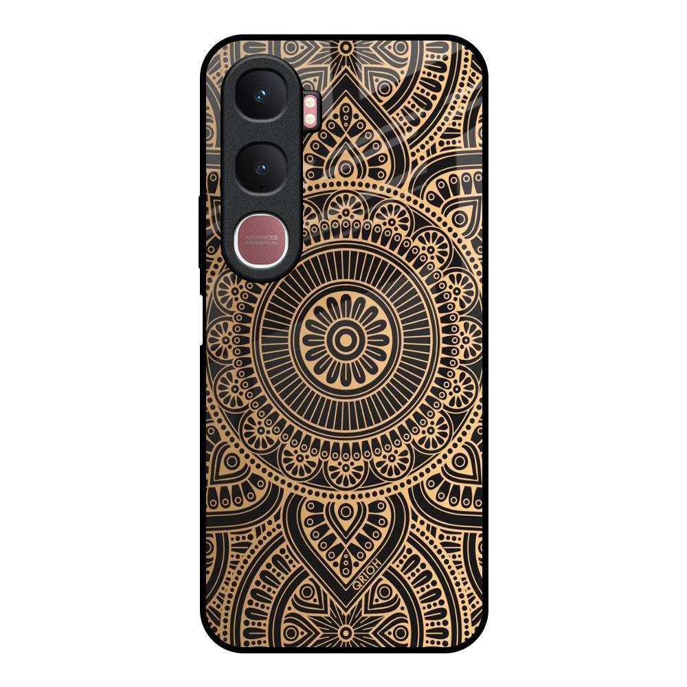 Luxury Mandala Vivo Y31 5G Glass Back Cover Online