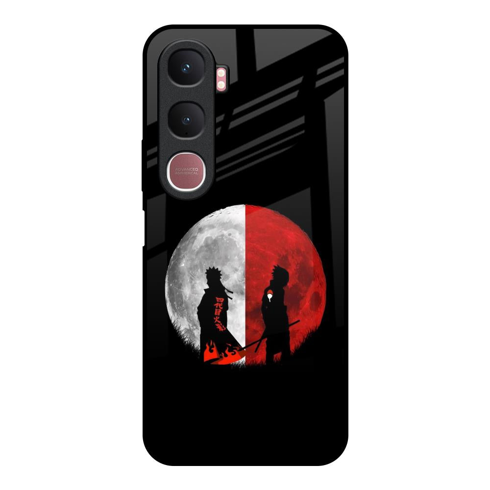 Anime Red Moon Vivo Y31 5G Glass Back Cover Online
