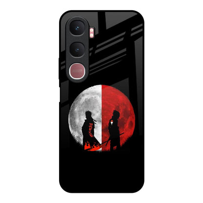 Anime Red Moon Vivo Y31 5G Glass Back Cover Online