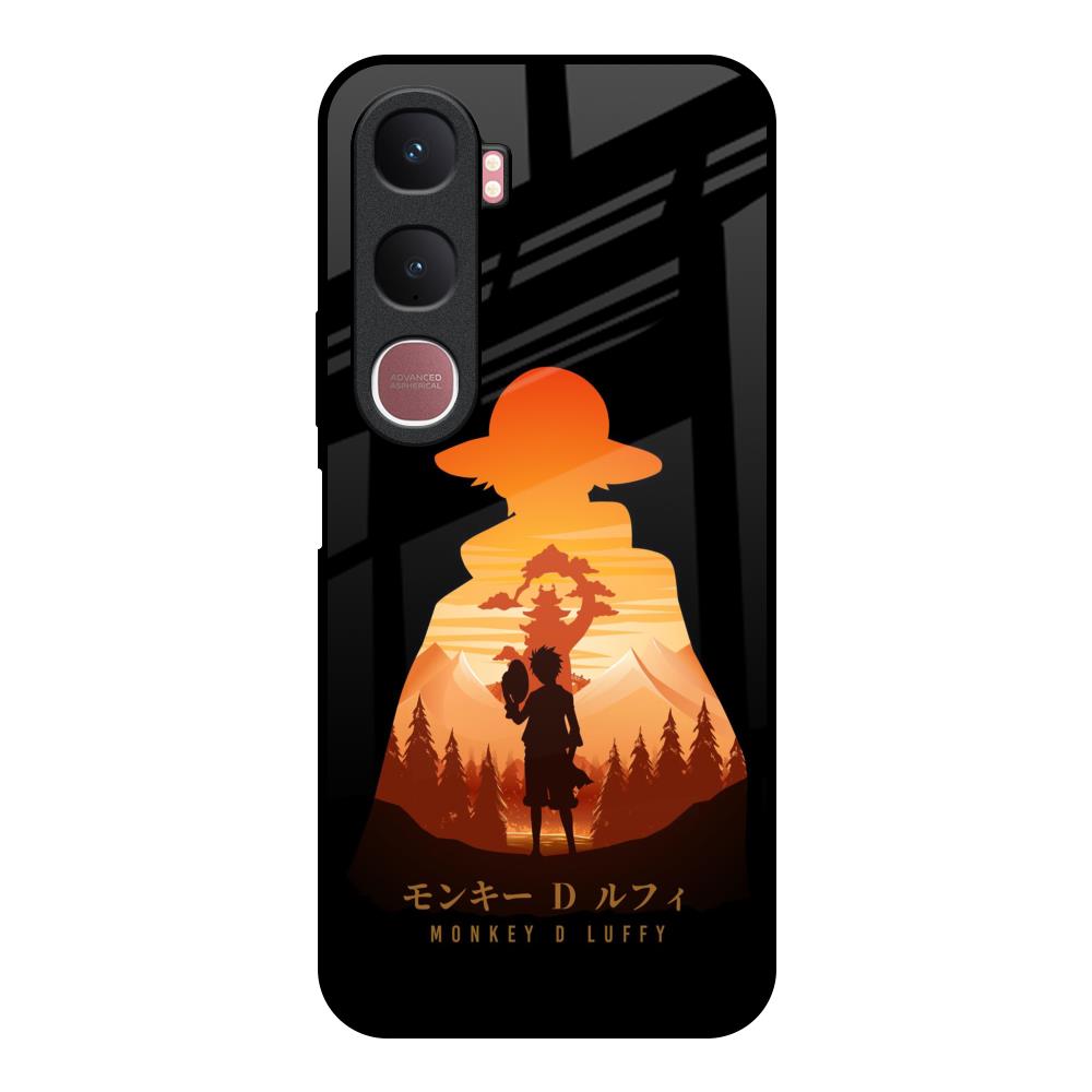 Luffy One Piece Vivo Y31 5G Glass Back Cover Online