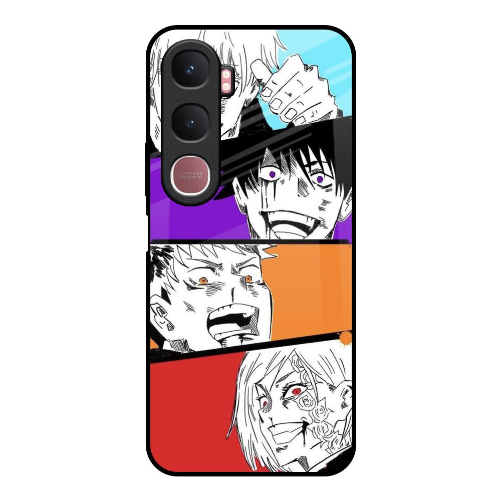 Anime Sketch Vivo Y31 5G Glass Back Cover Online