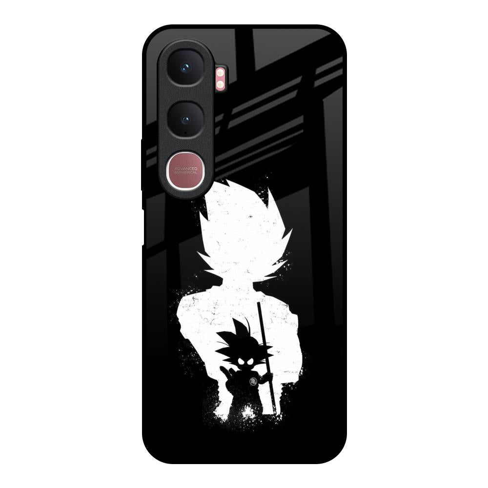 Monochrome Goku Vivo Y31 5G Glass Back Cover Online