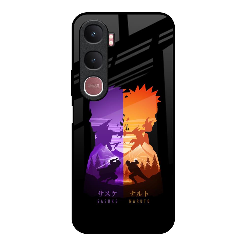 Minimalist Anime Vivo Y31 5G Glass Back Cover Online