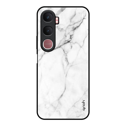 Modern White Marble Vivo Y31 5G Glass Back Cover Online