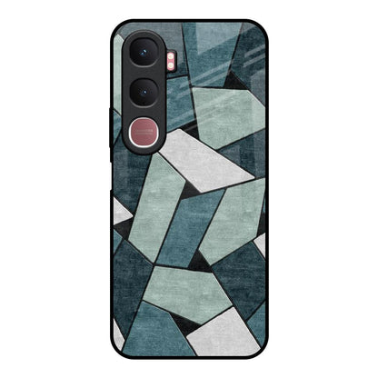 Abstact Tiles Vivo Y31 5G Glass Back Cover Online