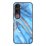 Vibrant Blue Marble Vivo Y31 5G Glass Back Cover Online