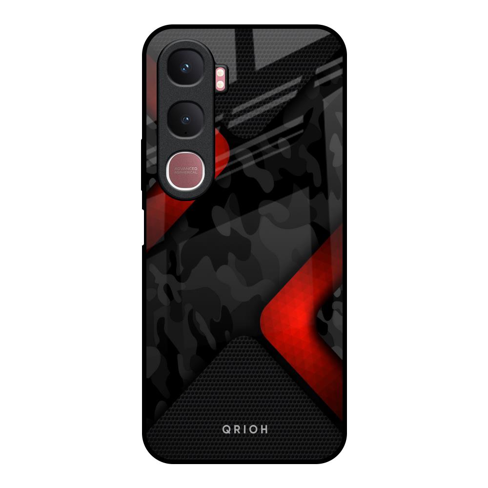 Modern Camo Abstract Vivo Y31 5G Glass Back Cover Online